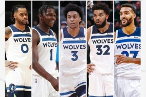  森林狼交易得到戈贝尔组双塔阵容  